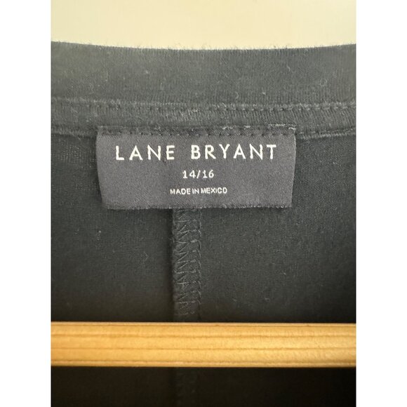 Lane‎ Bryant ACDC Soft T-Shirt Dress Black Studded Size 14/16 1X Plus Band Tee - Picture 8 of 10